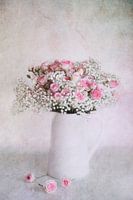 jug of roses