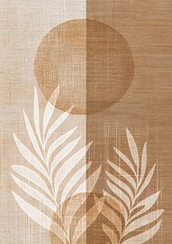 Peinture sur feuilles | Chuchotement de feuilles sur Collection Moderne