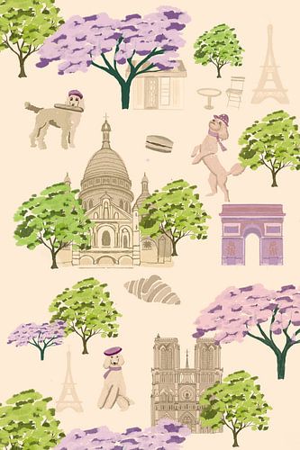 Paris Spring by Stedenkunst