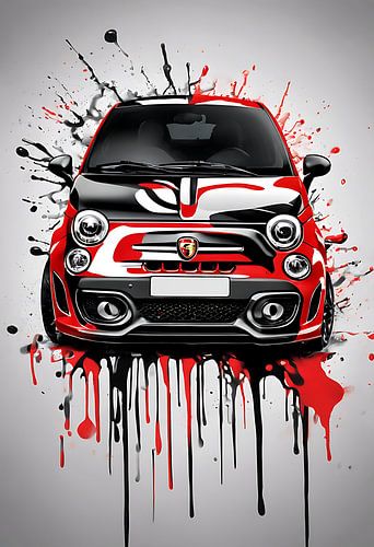 Abarth 500 splash art