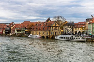 Blick auf die Altstadt von Bamberg von Mixed media vector arts