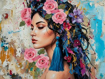 Eyecatcher! Unique Boho Portrait in Ibiza style by Studio Pieternel