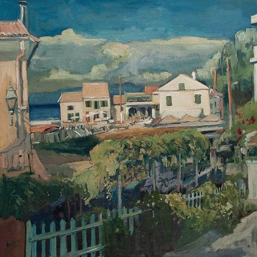 Loggos gezien vanaf Europa Bar