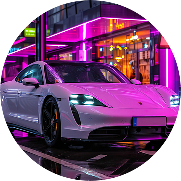 Porsche Taycan van PixelPrestige