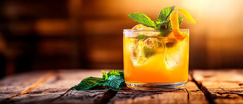 Refreshing summer drink by Poster Art Shop