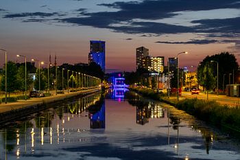 Eindhovensch Kanaal vue sur le centre d'Eindhoven