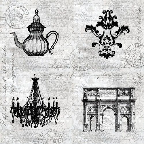 Barokke Romantiek In Grijs