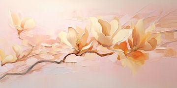 Magnolia bloesem 19 van Bert Nijholt