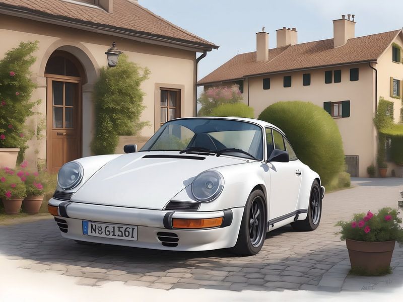 Porsche 911 in een Italiaanse sfeer van DeVerviersBelgium