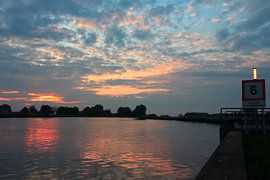'Sheep clouds on the Rotte, during sunset.' by Capture the Moment 010