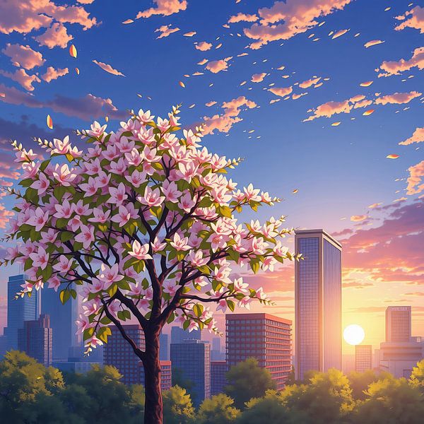 Spring skyline by Conpo Design