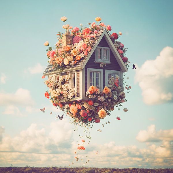 Floating house by Linda van Hagen