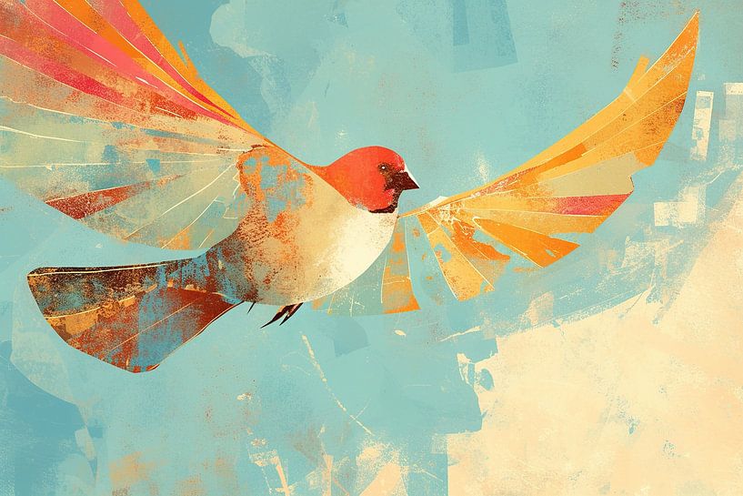 Peinture d'oiseaux | Spectre ailé par La collection ARTEO