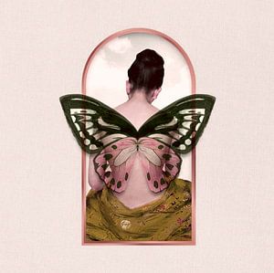 Butterfly of Life. Pink edition van Gisela- Art for You