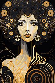 Vrouwenportret van Bert Nijholt