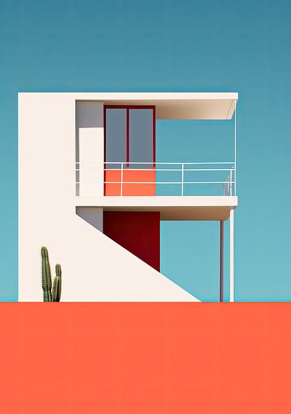 Bauhaus Poster Kunstdruck von Niklas Maximilian