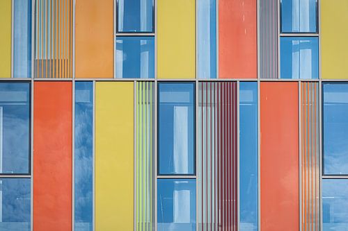 A colourful façade in Hoofddorp
