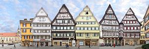 Tübingen | Kirchgasse, côté sud à l'église collégiale