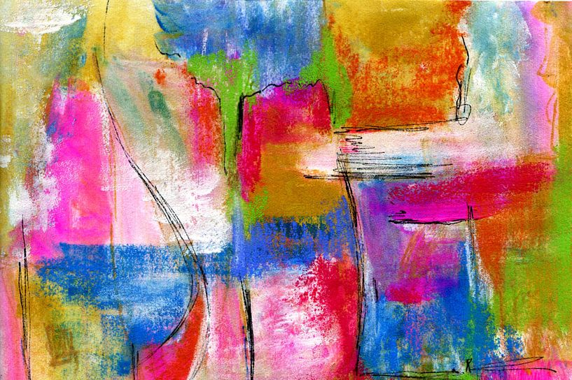 Farben und Fläche 1 von Claudia Gründler