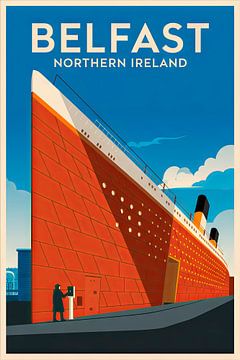 Belfast, Noord-Ierland. van Poster Art Shop