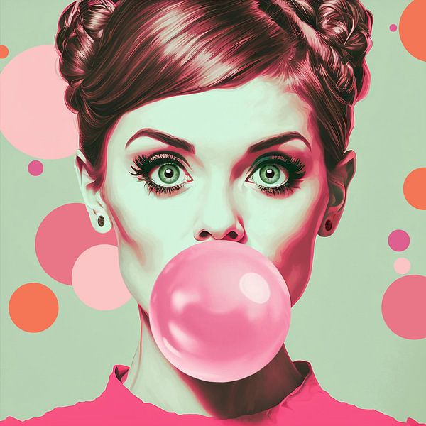 Elle adore les bulles par Color Square