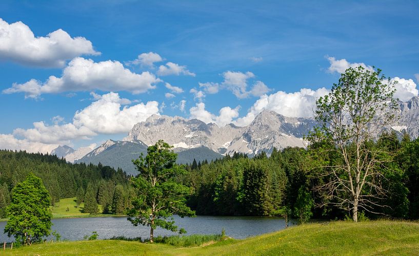 The Geroldsee and the Karwendel Mountains by ManfredFotos