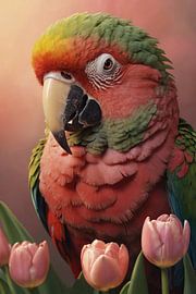 Harmonische Begegnung von Flora und Fauna von Art & Soul Creations