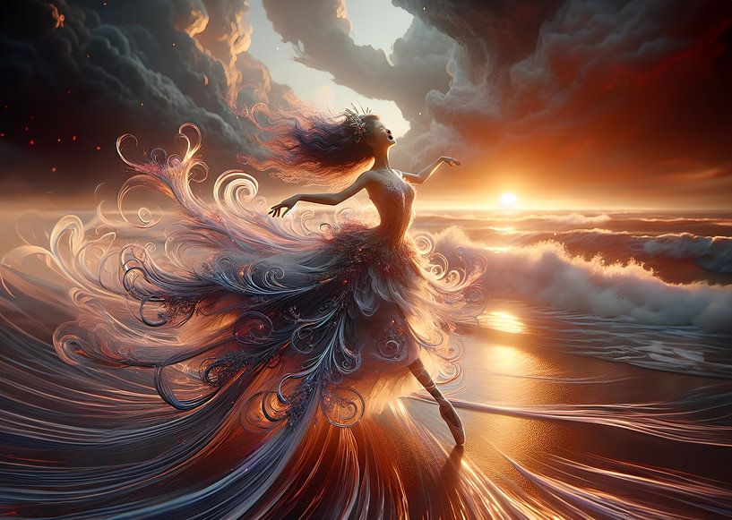 Aphrodite - goddess of love, beauty, desire and goddess of the sea and islands by Eye on You