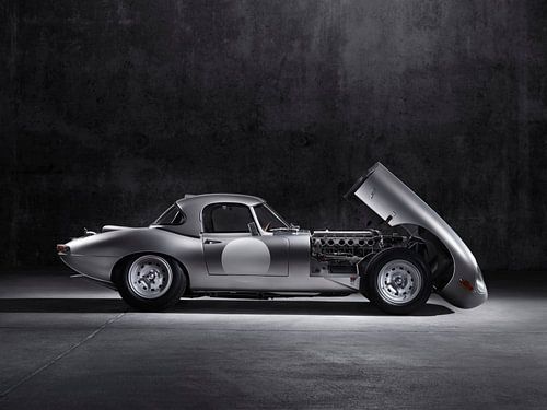 Jaguar E-Type sportscar van Atelier Liesjes