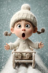 The sledge girl