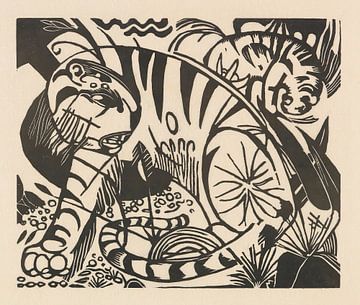 Tiger (1912) von Franz Marc von Peter Balan