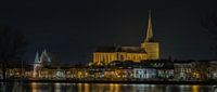 Bovenkerk en Koornmarktspoort Kampen van Truus Koster thumbnail