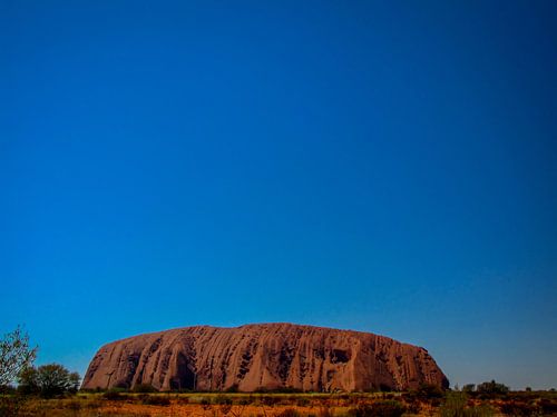 Ayers Rock or Uluru, the sacred rock of the Aborigines