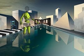 base X9, la ville abandonnée sur Erich Krätschmer