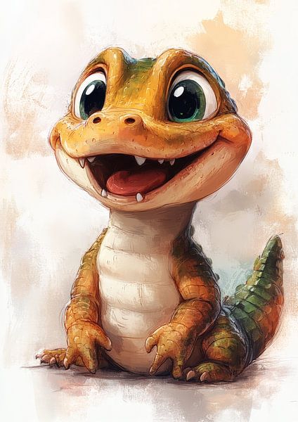 Toothy Grin Baby Croc Joy par Jordan