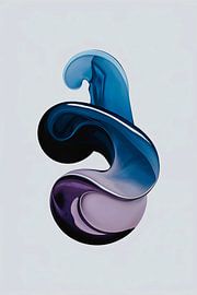 Conception abstraite et minimaliste des liquides sur Art & Soul Creations
