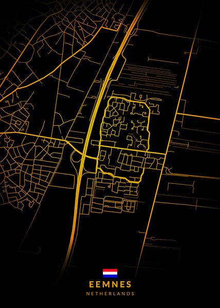 Eemnes City Map by Kenda Maruyama