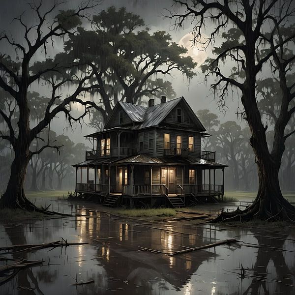 Bayou hut by Nick Wendt