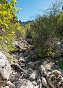 droge rivierbedding met keien en rotsen von ChrisWillemsen Miniaturansicht