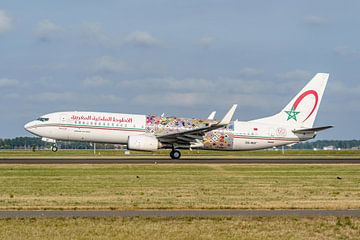 Royal Air Maroc Boeing 737-800 in Saidou Dicko livery.