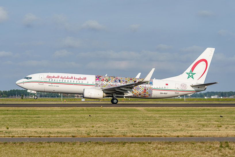 Royal Air Maroc Boeing 737-800 in "Saidou Dicko" livery. by Jaap van den Berg