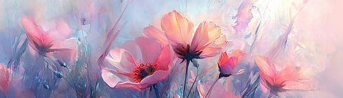 Flower Field Painting | Blossom Symphony