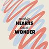 Colorful Words - Messy Hearts Love Wonder van Studio Malabar