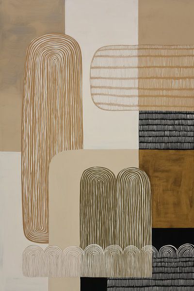 Abstract brown by Bert Nijholt