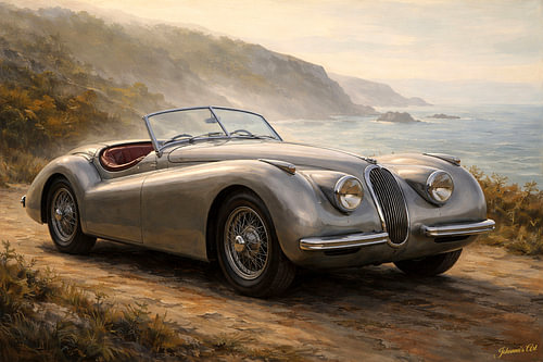 Een rit door de geschiedenis — Jaguar XK120 — 1948