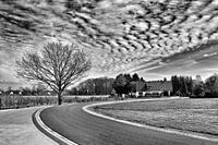 Fascinatie van wolken (Z/W)
