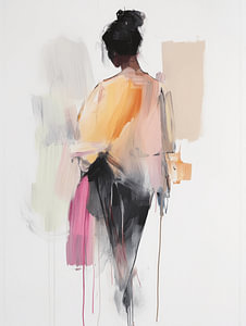 Figuratives Porträt, modern und abstrakt