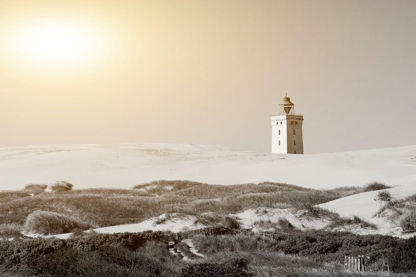 Leuchtturm Rubjerg Knude in Dänemark van Frank Grässel