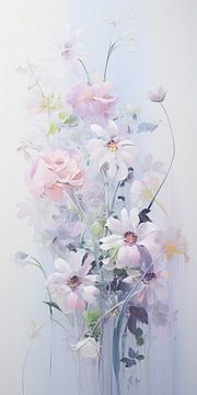 Florales Porträt von Wunderbare Kunst