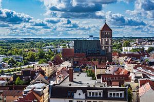 Blick auf die Hansestadt Rostock
